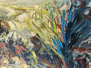 Berry Brugman - Z.T. Waterlandschap, pasteus en abstract vendu pour 125€ !
