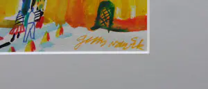 Guus van Eck - KLEURRIJKE SCENE / ORIGINEEL WERK / 38x43cm / SIG / PASSE-PARTOUT kopen? Bied vanaf 45!