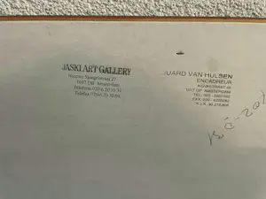 Corneille - Zeefdruk EAIX/XL - Vrouw met vogel - Ingelijst kopen? Bied vanaf 200!