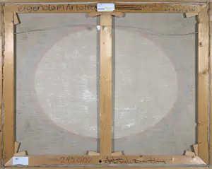 Pieta Dijkstra - Olieverf op doek, "Lescaux; masculin - feminin" - Ingelijst (Groot) kopen? Bied vanaf 1!