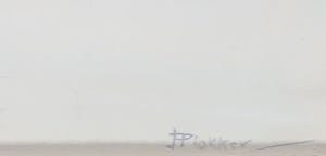 Johannes Herbert Plokker - Gouache op papier, Roscoff - Ingelijst kopen? Bied vanaf 1!