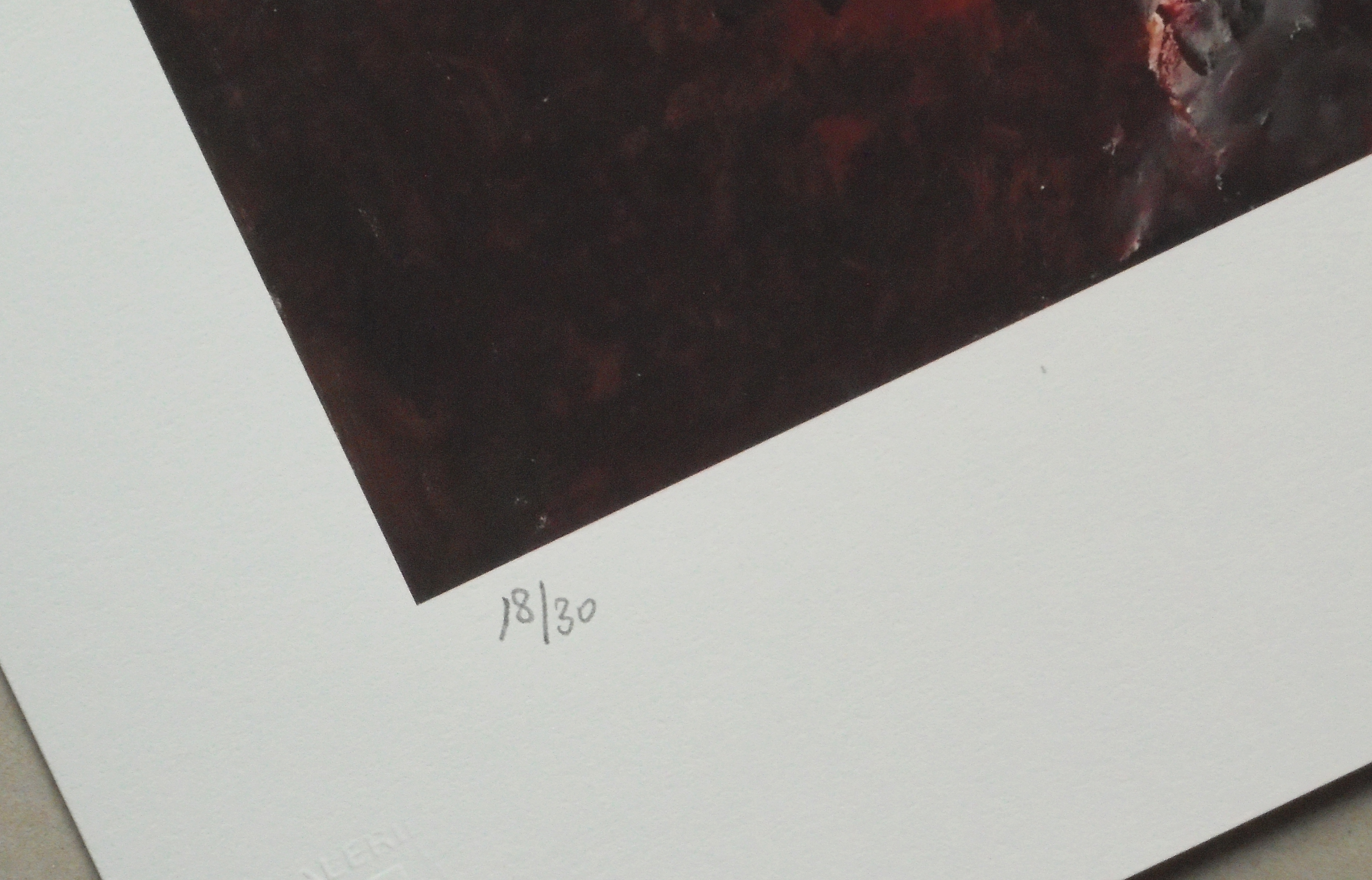 Armando - Gestalt rot - 2016 - Giclèe - handgesigneerd - oplage 30 kopen? Bied vanaf 1!