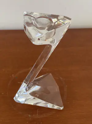 Claus Jozef Riedel - Design kristal glazen kandelaar kopen? Bied vanaf 20!