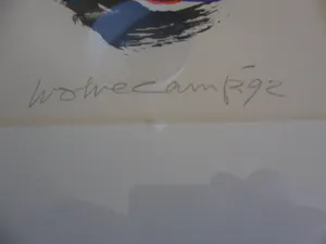 Theo Wolvecamp - Zeefdruk, Abstracte compositie kopen? Bied vanaf 150!