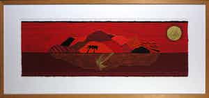 Ronald Boonacker - Zeefdruk, Mahe, Seychelles l - Ingelijst (Groot) verkocht voor € 40!