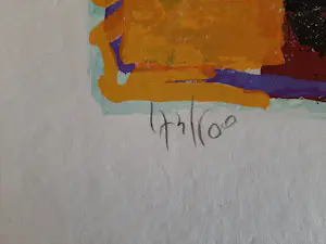 Theo Koster - Zeefdruk, collage 3 kopen? Bied vanaf 35!