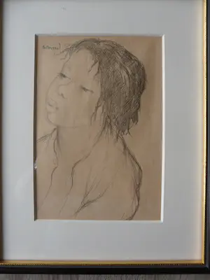 Gabriëlle Ferrand - 2 Pentekening, kopen? Bied vanaf 45!