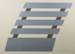 David van de Kop - Zeefdruk, Zonder titel - Ingelijst (Groot) kopen? Bied vanaf 1!