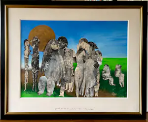 Ans Wortel - Schitterende qouache van Ans op het grootste formaat papier. kopen? Bied vanaf 1000!