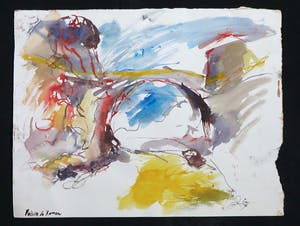 Franscz Witte - Lot van vijf werken op papier in gemengde techniek kopen? Bied vanaf 1!