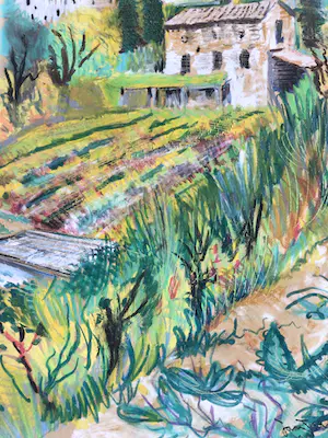 Jan Tromp - Toscaans landschap kopen? Bied vanaf 100!