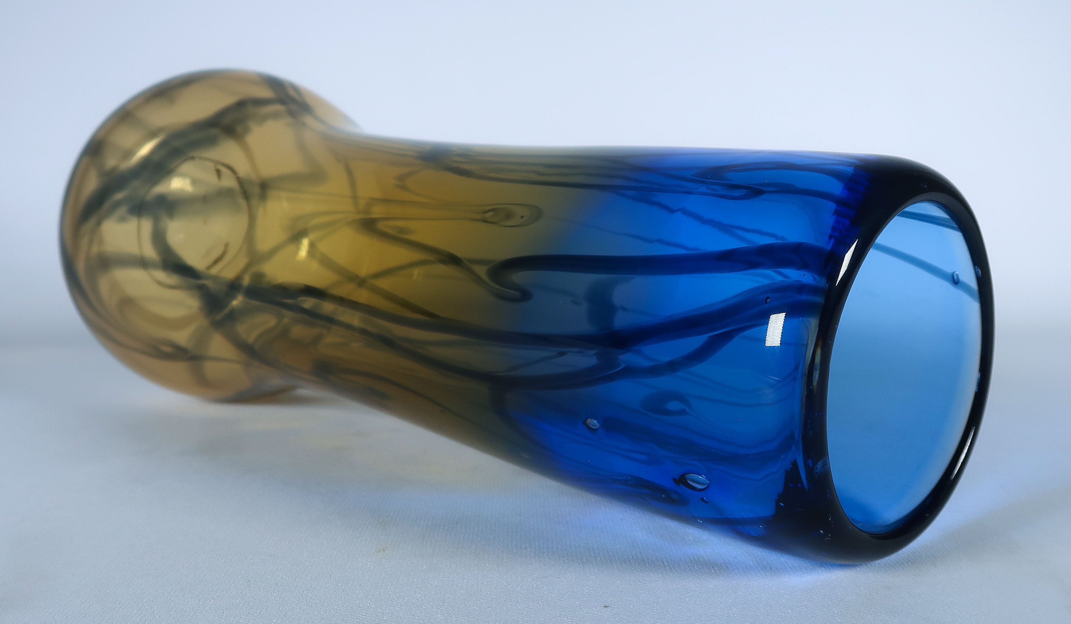 Lia Koster - Glas, Vaas ''Blue Sky'' kopen? Bied vanaf 80!