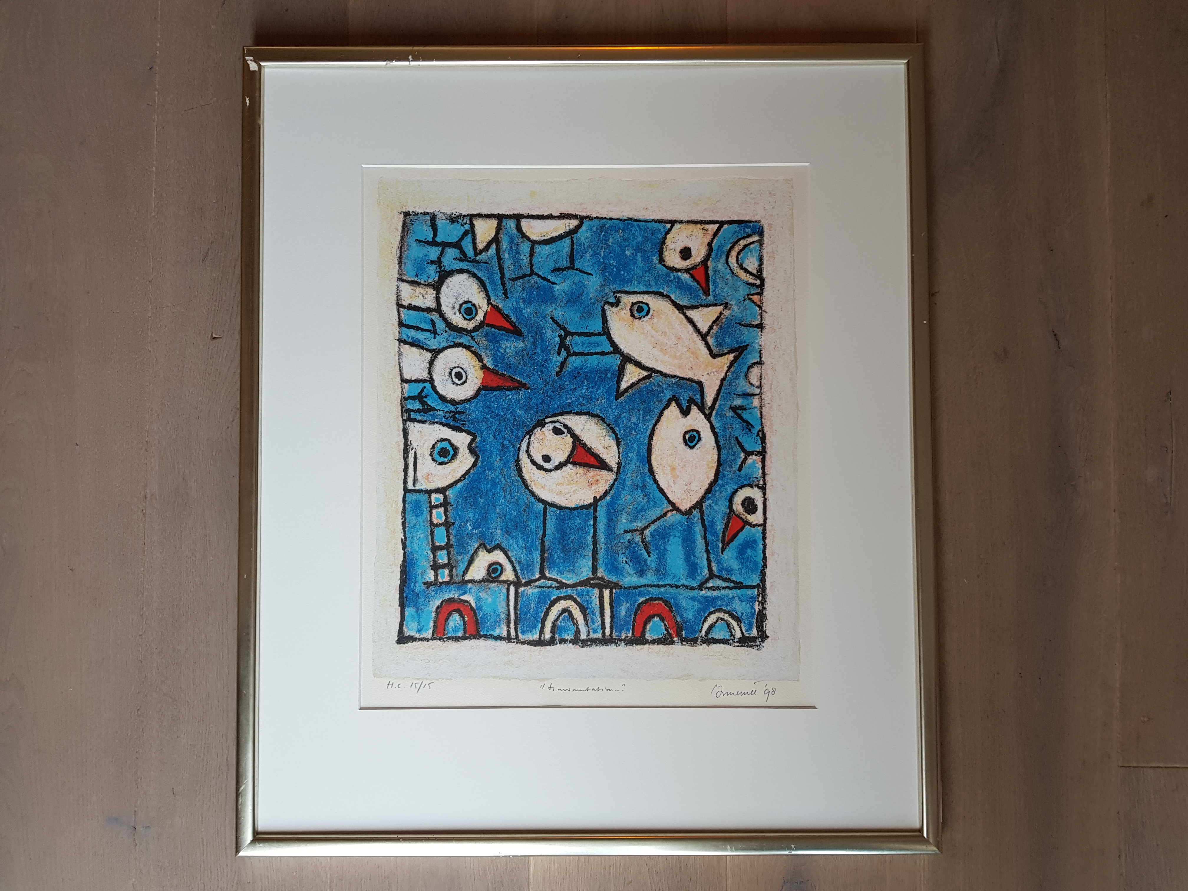 Hans Innemee - zeefstruk 15/15, handgesigneerd en '98 kopen? Bied vanaf 1!