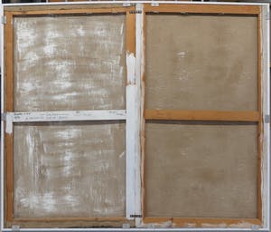 Cor Knops - Acryl op doek, Abstract twee-luik - Ingelijst (Zeer groot) kopen? Bied vanaf 1!
