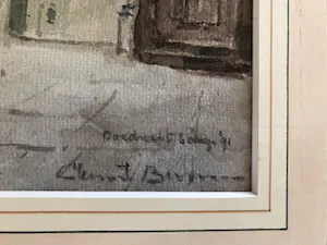 Clement Bezemer - interieur van kerk te Dordrecht kopen? Bied vanaf 35!