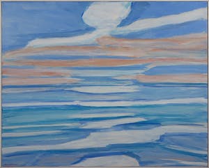 Paul Overhaus - Acryl op doek, Zonsondergang - Ingelijst (Groot) kopen? Bied vanaf 1!