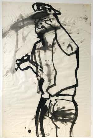 Jurjen de Haan - Prachtig uniek werk - Inkt / aquarel op papier - 1971 verkocht voor € 1!