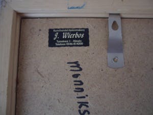 Pieter Vierhout - Aquarel, Bomen voor een huis kopen? Bied vanaf 20!