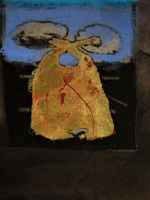 Michel van Overbeeke - Zeldzame gesigneerde 1991 zg. bladgoud GOUACHE - Fraai ingelijst! kopen? Bied vanaf 189!