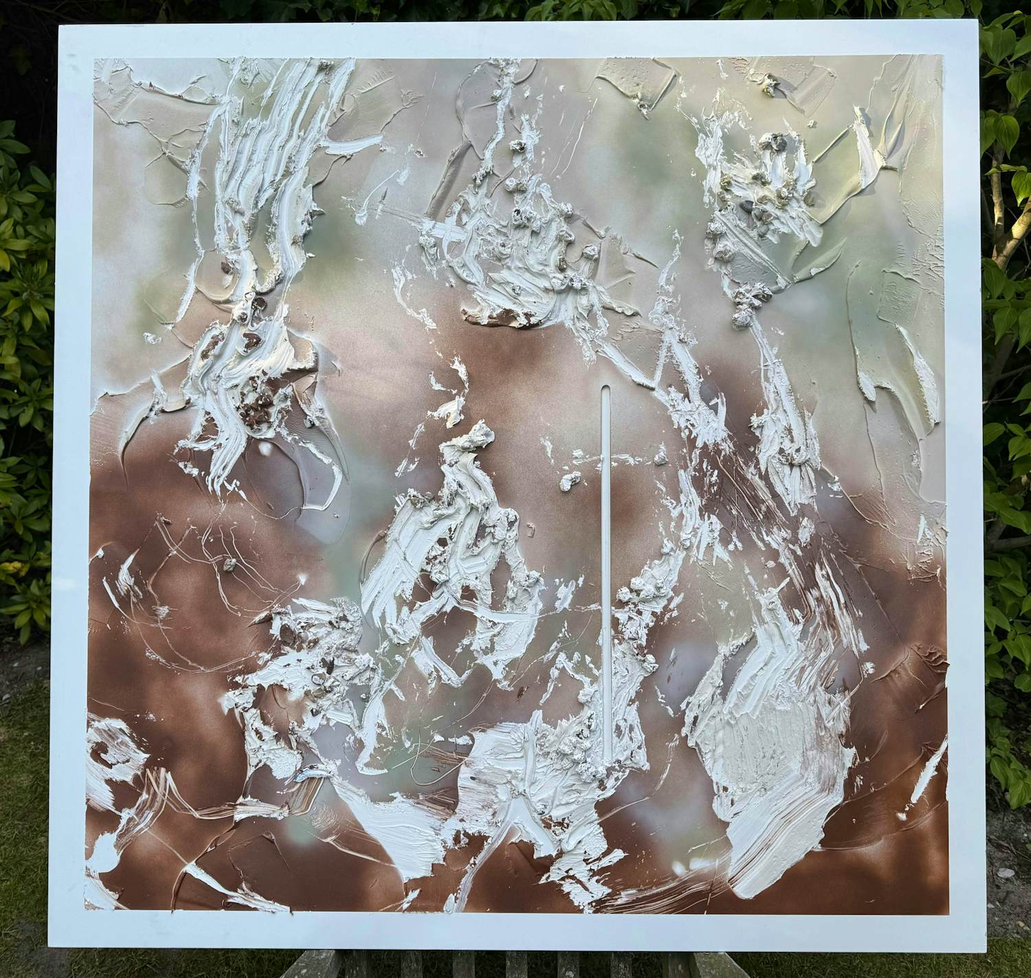 Maurice Grothausen - RELIËFPANELEN XXL by Maurice M. Grothausen XXL MG-07 roestbruin+grint verkocht voor € 190!