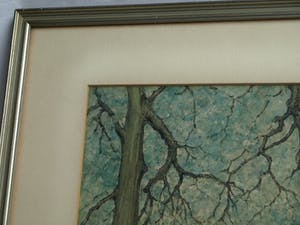 Heertje van Doornik - Aquarel, “Bos” - gesigneerd & ingelijst – ca 1920 kopen? Bied vanaf 50!