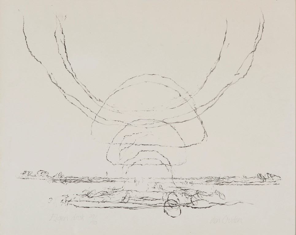 Willem den Ouden - (onbekend) - 39/50 - litho op papier verkocht voor € 20!