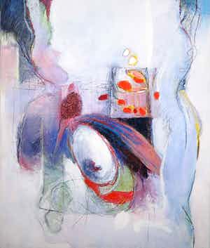 Franscz Witte - Acryl op doek, Verwording (Groot) verkocht voor € 50!