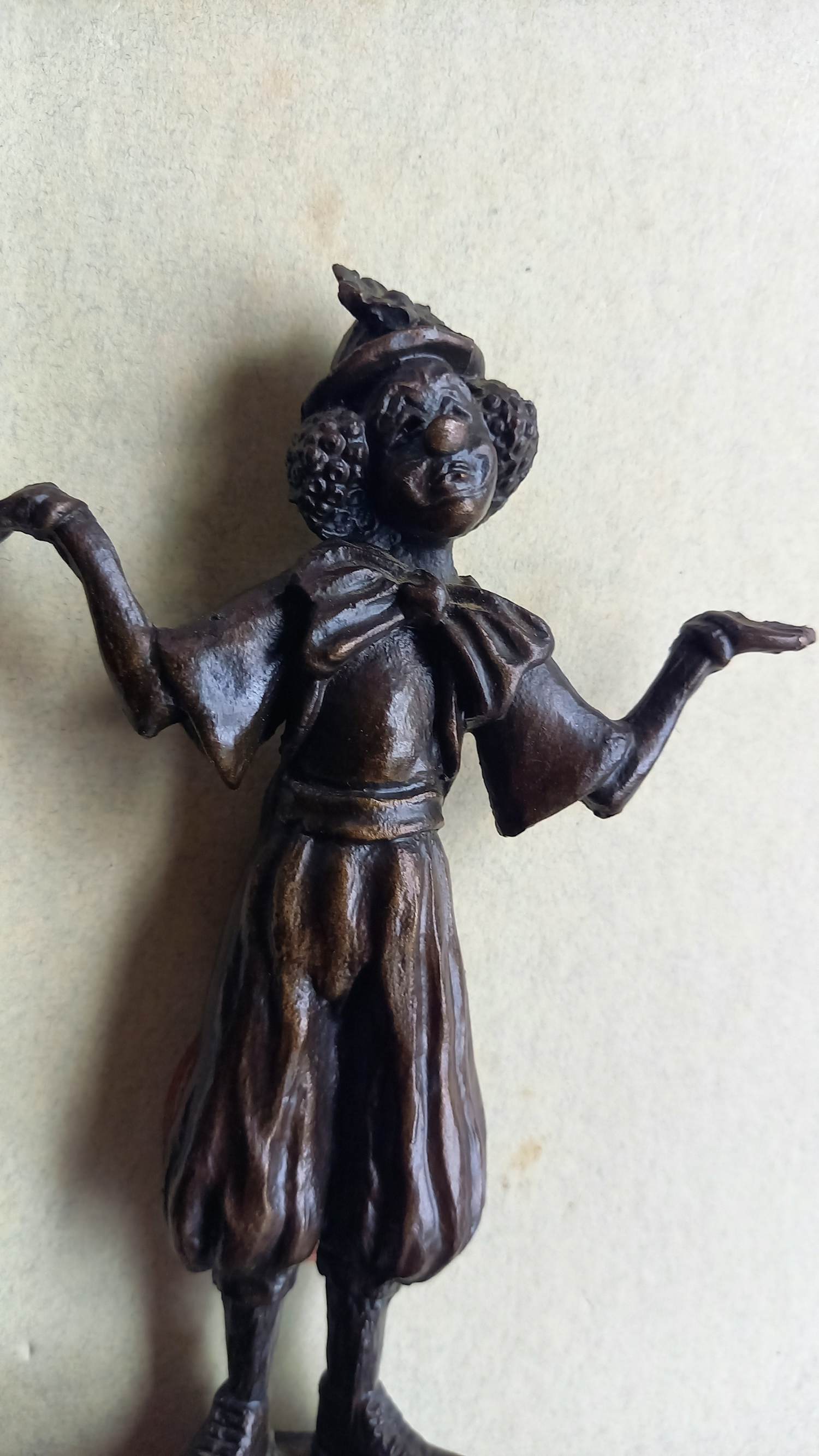 Janneke Ros - Beeld brons clown kopen? Bied vanaf 25!