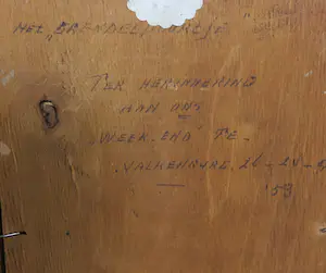 Niet of onleesbaar gesigneerd - Olieverf op paneel, Grendelpoortje Valkenburg kopen? Bied vanaf 1!