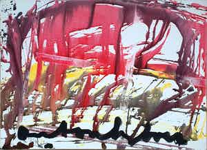 Anton Heyboer - Vinkevener | Acryl op doek (Groot) verkocht voor € 295!