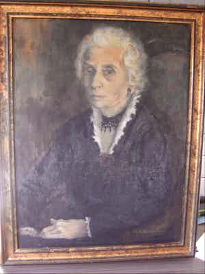 Paula Verberckmoes - Oude dame portret verkocht voor € 35!