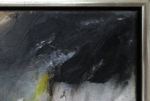 Ger Lataster - Gemengde techniek en impasto op doek, De storm - Ingelijst (Zeer groot) kopen? Bied vanaf 2000!