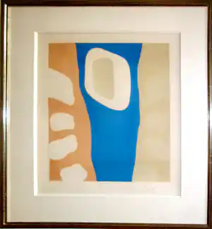 Hans Arp - Coulisses de Forét verkocht voor € 600!