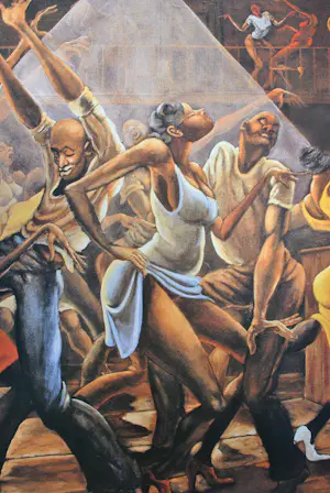 Ernie Barnes - Sugar Shack (Marvin Gaye), Sérigraphie signée, 2002 kopen? Bied vanaf 300!