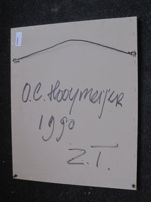 O.C. Hooymeijer - Expressionistische gemengde techniek (Olieverf/Pastel e.a.) "Can Can danseres" kopen? Bied vanaf 148!