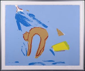 Rix Wierenga - Zeefdruk, Zonder Titel - Ingelijst kopen? Bied vanaf 1!