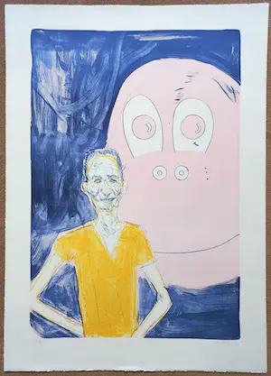 Daniel Richter - Zonder titel, litho (groot!) kopen? Bied vanaf 500!