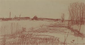 Adrie Mouthaan - Pastelkrijt, Zonder titel - Ingelijst kopen? Bied vanaf 50!