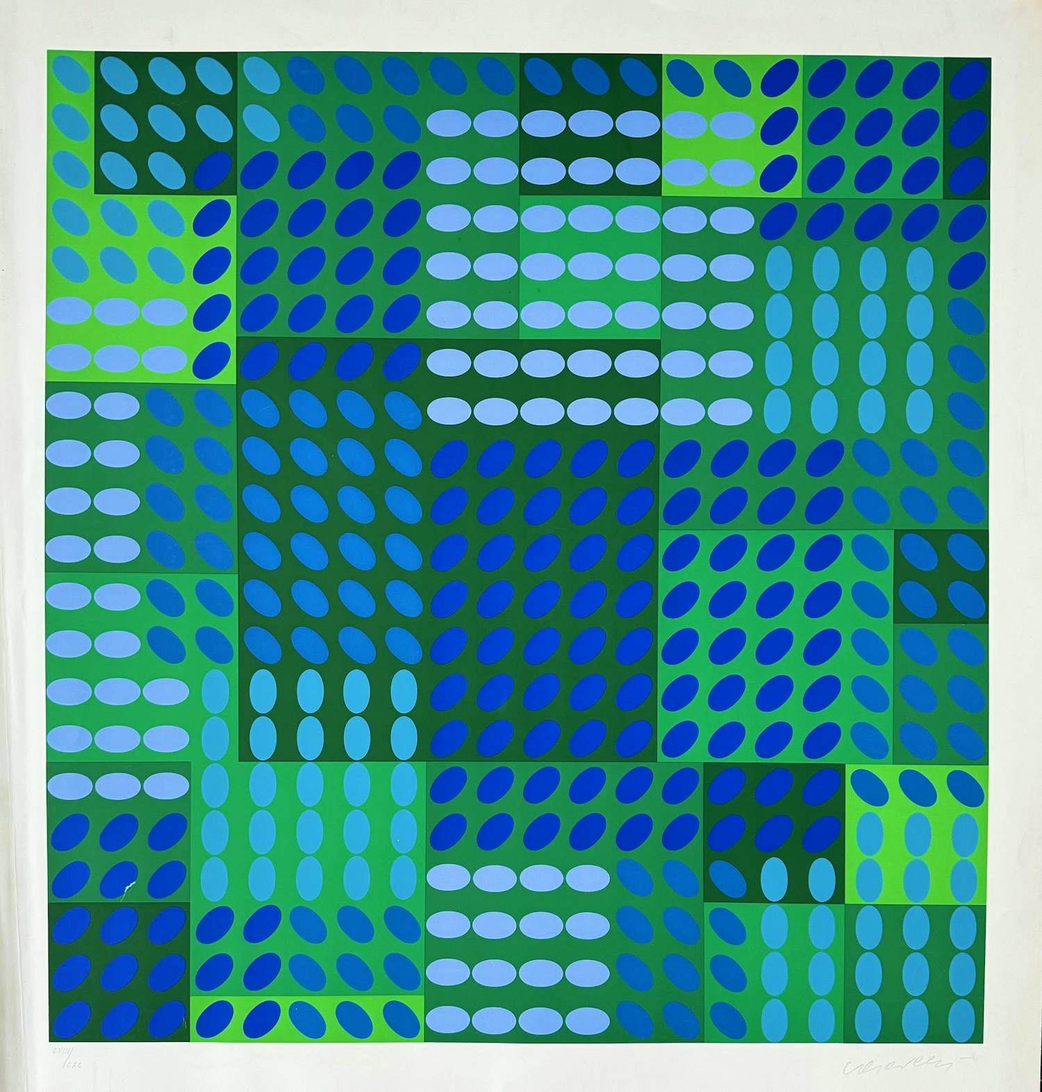 Victor Vasarely - compositie van stippen kopen? Bied vanaf 100!