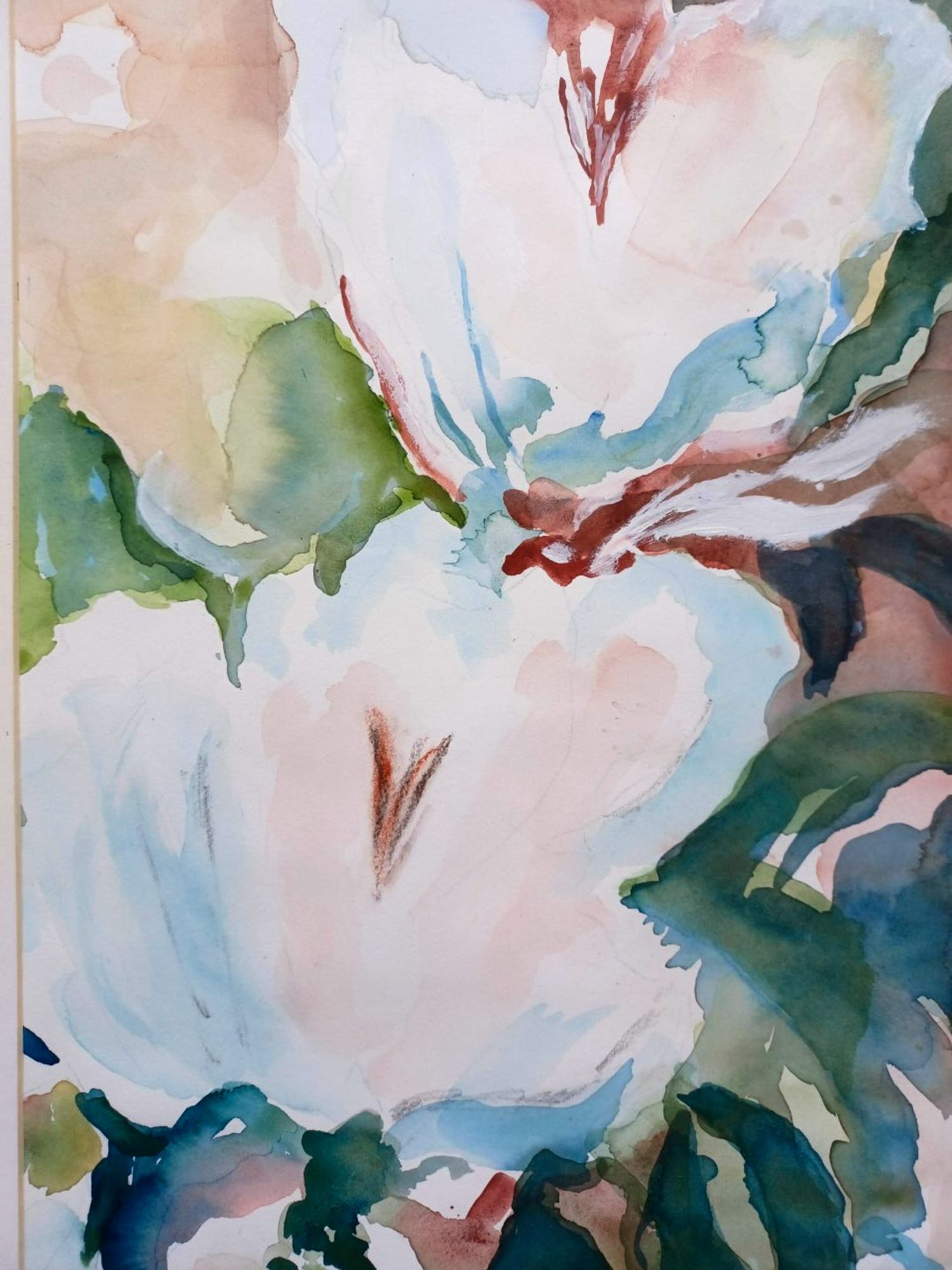 Betty van Beurden - Bloemstilleven. verkocht voor € 45!
