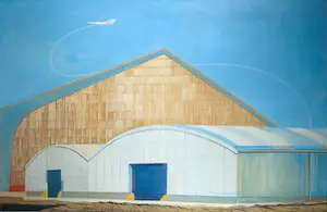 Hens de Jong - Olieverf op doek, Kaai - Ingelijst (Groot) kopen? Bied vanaf 1!