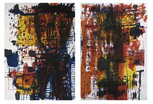 Rik van Iersel - Lot van twee litho's, The Storytellers kopen? Bied vanaf 1!