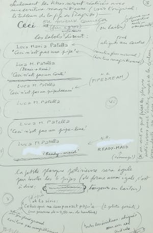 Luca Maria Patella - Potlood- en pentekening, Lot van twee tekeningen kopen? Bied vanaf 1!