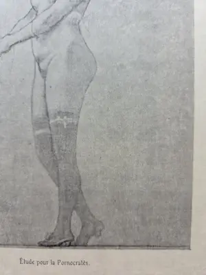 Felicien Rops - Studie Pornocrates. 1905. kopen? Bied vanaf 89!