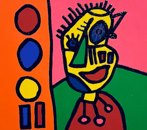 Paul Indrek Kostabi - Lot van twee zeefdrukken (HC 1/6) kopen? Bied vanaf 60!