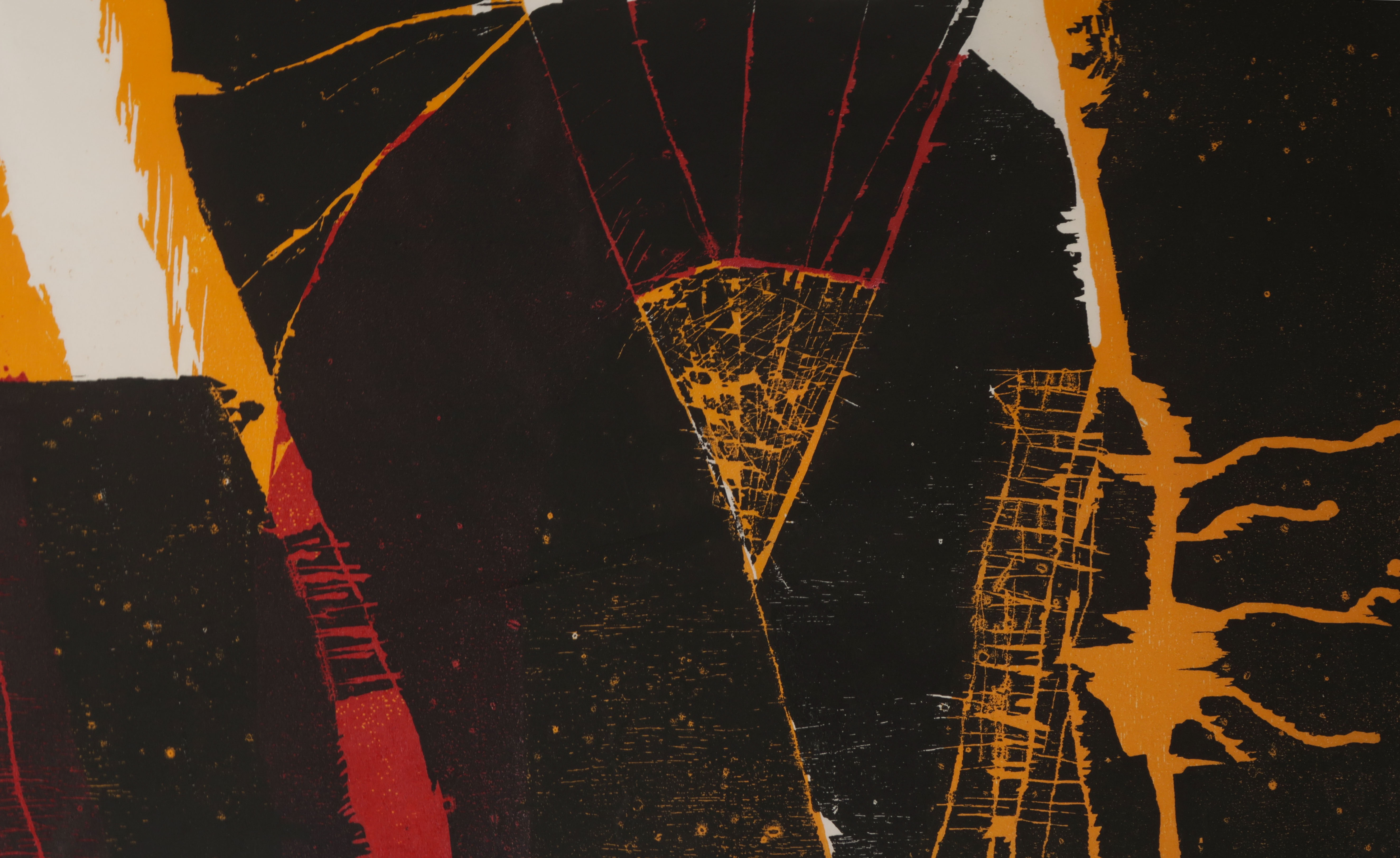 Guillaume Le Roy - Houtsnede, Zonder titel (Zeer groot) kopen? Bied vanaf 40!