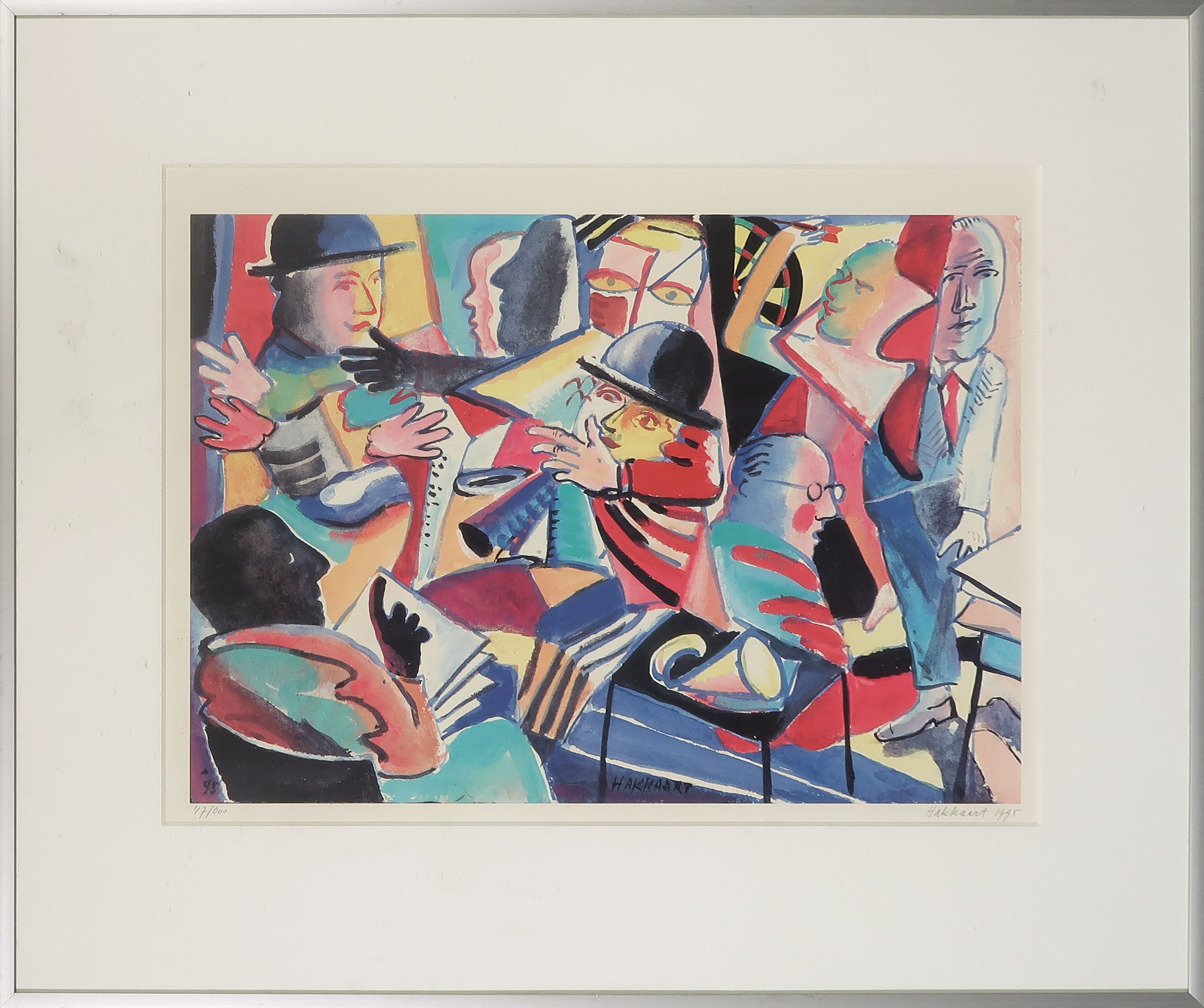 Fer Hakkaart - Zeefdruk, Perspectief - Ingelijst kopen? Bied vanaf 35!