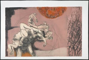 Ru van Rossem - Ets en aquatint, Ysdansers kopen? Bied vanaf 80!