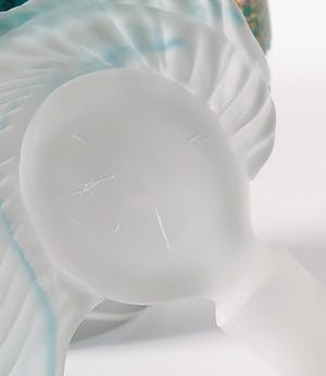 Régis & Gisèle Fievet - Lot van twee glasobjecten in de vorm van vissen kopen? Bied vanaf 200!