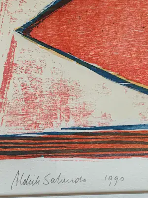 Aldrik Salverda - Houtsnede kopen? Bied vanaf 40!